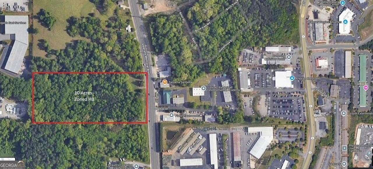 10 Acres of Improved Mixed-Use Land for Sale in Cumming, Georgia