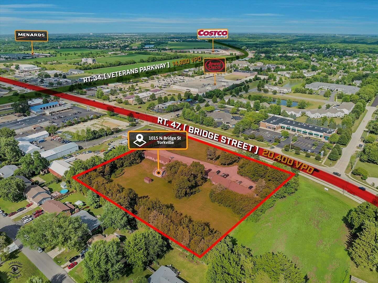 3.68 Acres of Commercial Land for Sale in Yorkville, Illinois