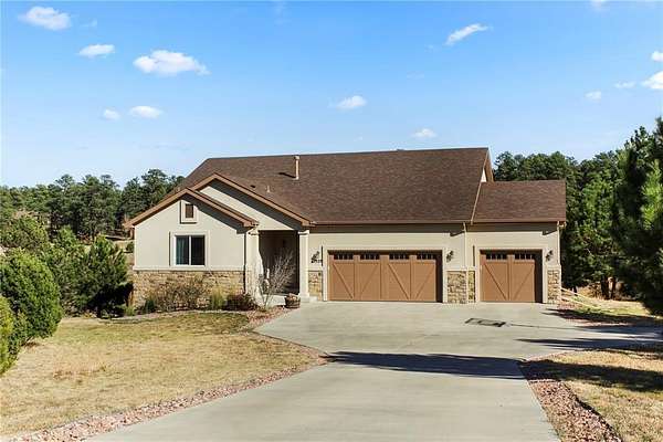 3 Acres of Residential Land with Home for Sale in Colorado Springs, Colorado