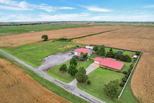 6.29 Acres of Land with Home for Sale in Rocky, Oklahoma
