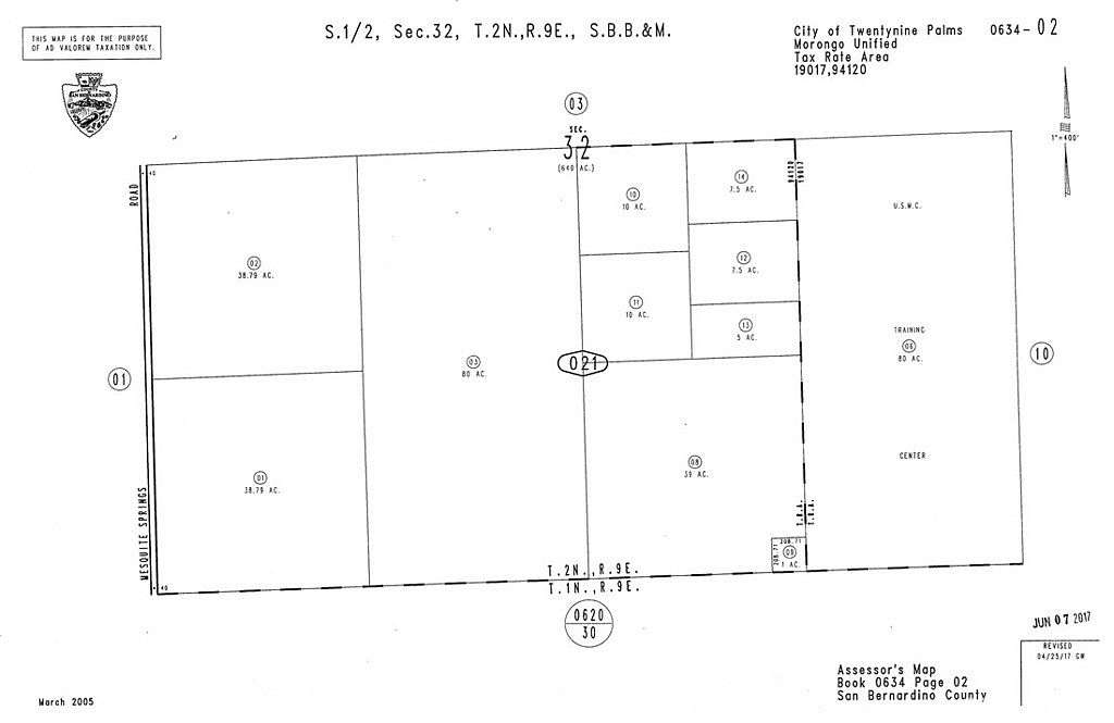 7.5 Acres of Land for Sale in Twentynine Palms, California