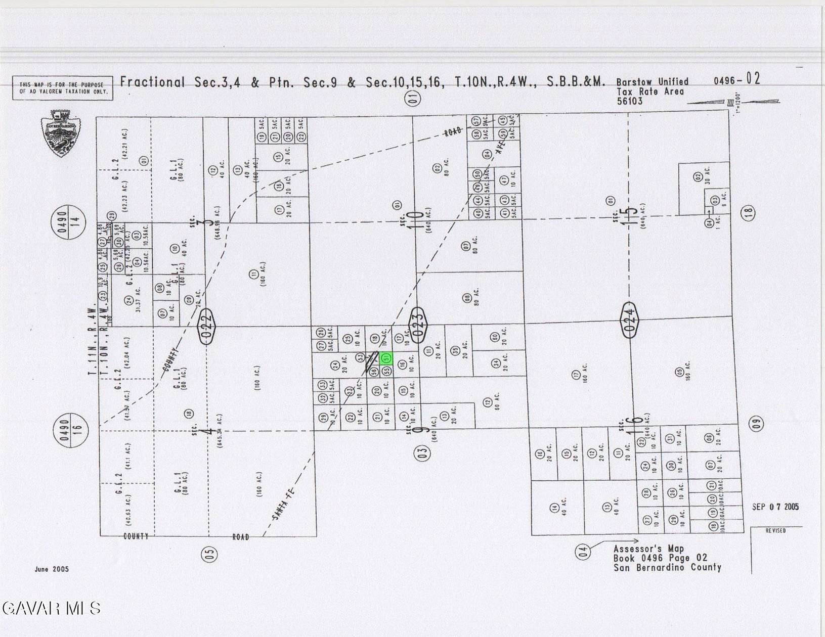 2.5 Acres of Land for Sale in Lockhart, California