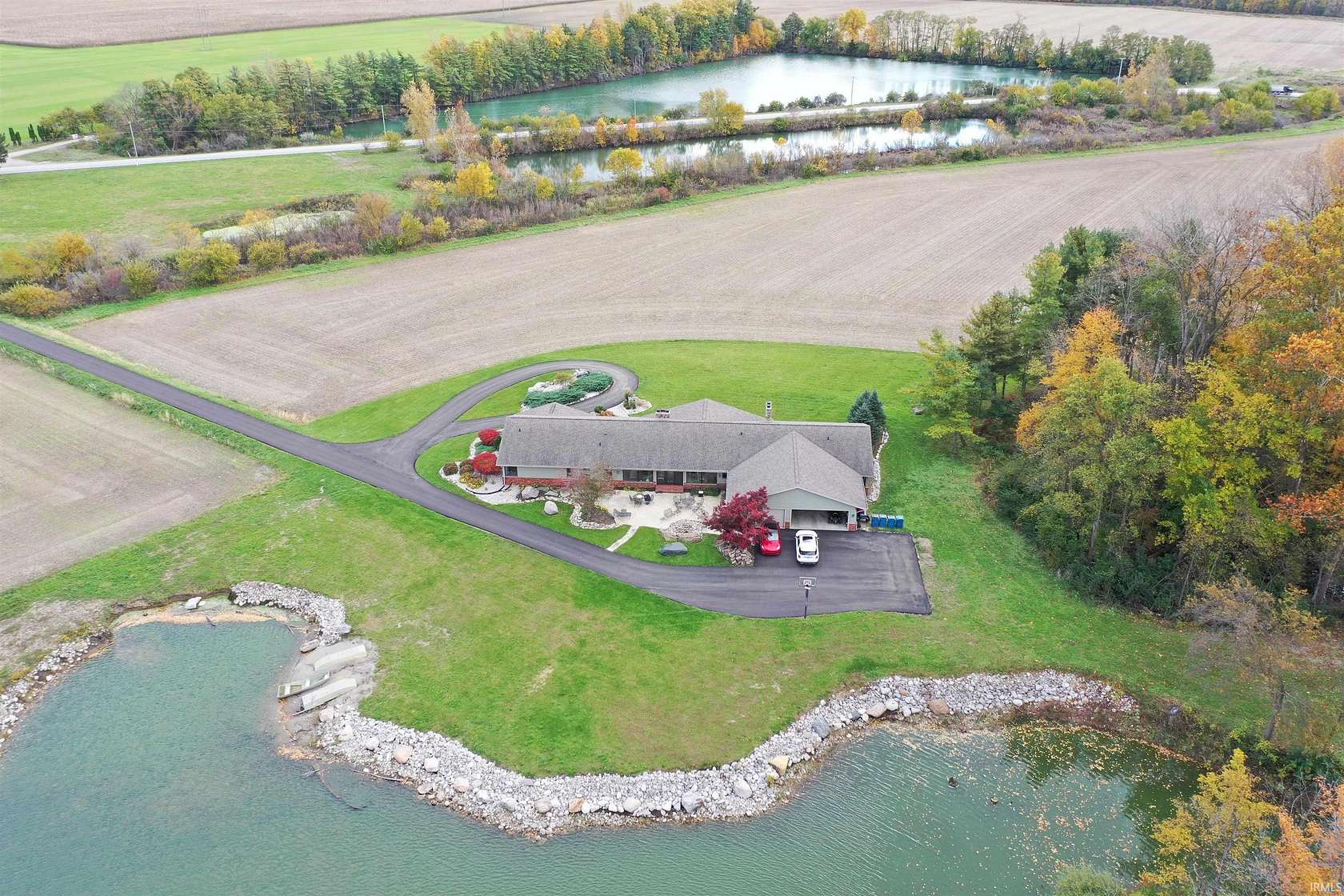 22 Acres of Recreational Land with Home for Sale in Hoagland, Indiana