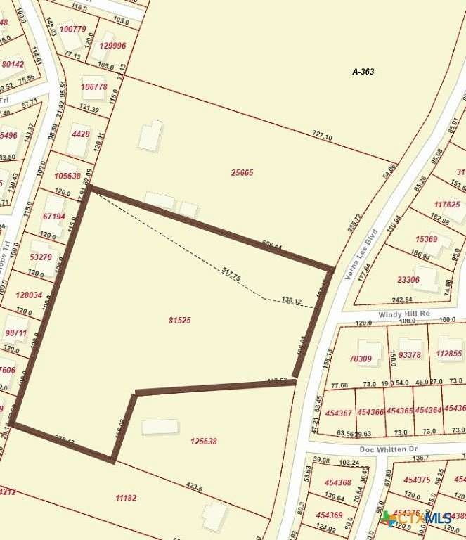 7.23 Acres of Land for Sale in Harker Heights, Texas