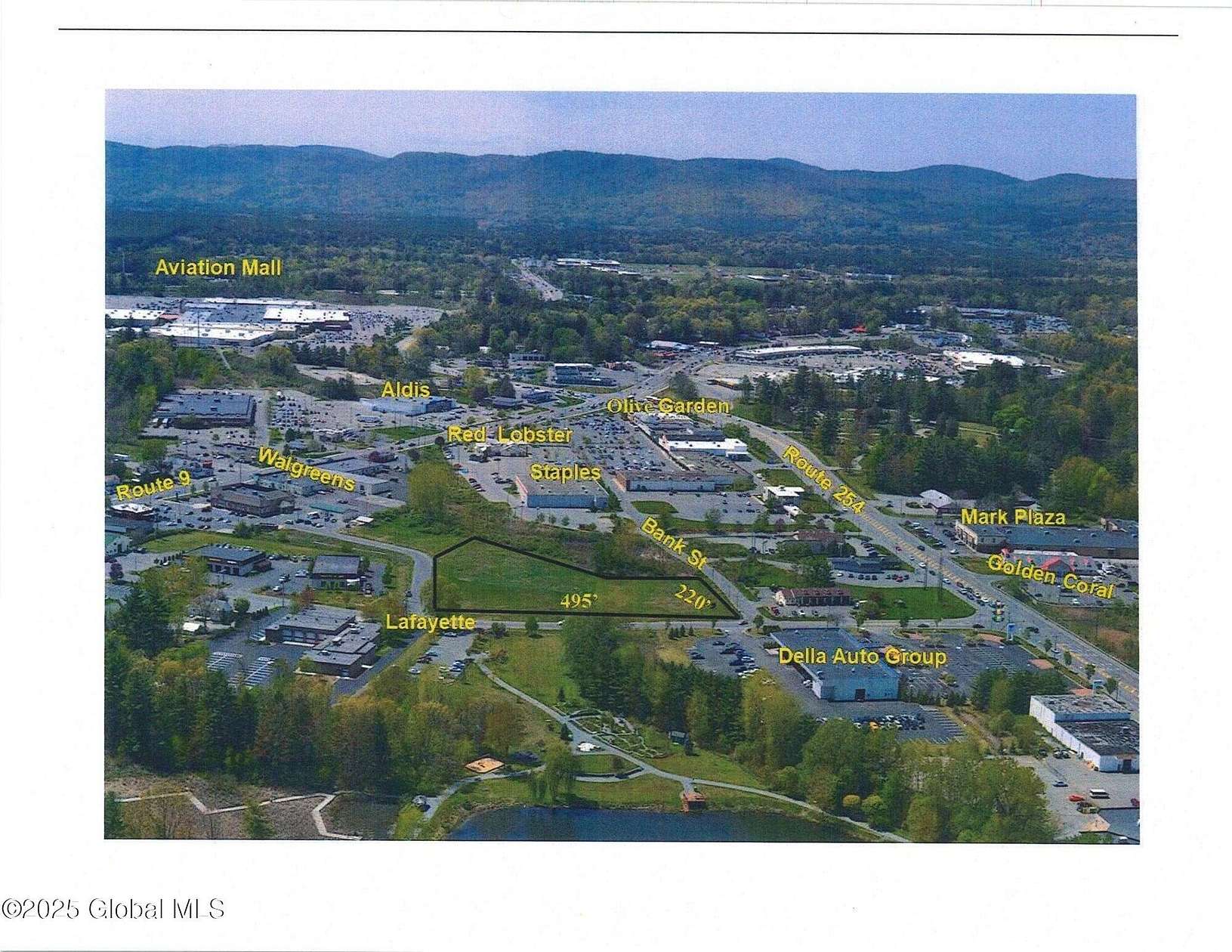 4 Acres of Commercial Land for Sale in Queensbury, New York