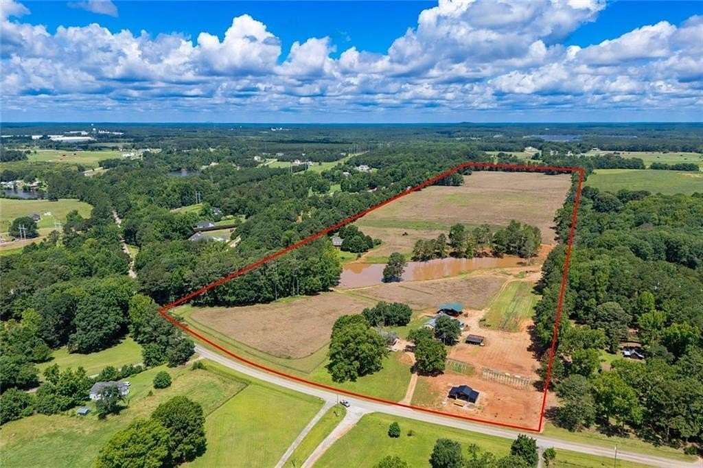 58.6 Acres of Land with Home for Sale in Social Circle, Georgia