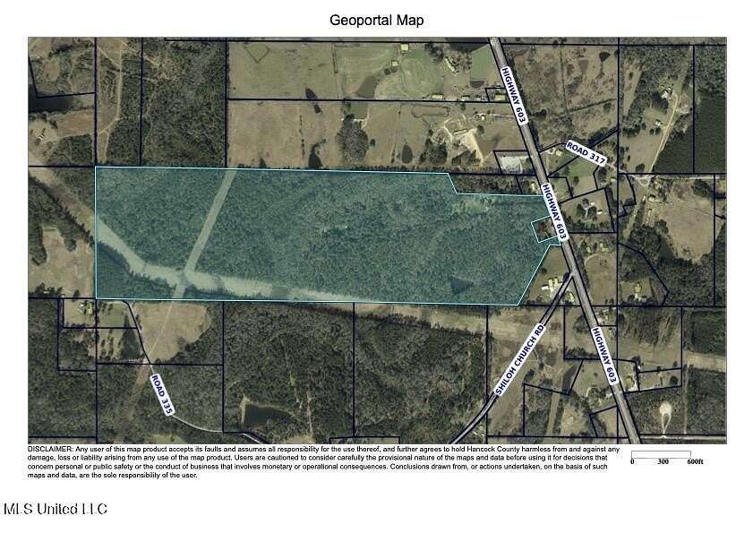 134 Acres of Land for Sale in Perkinston, Mississippi