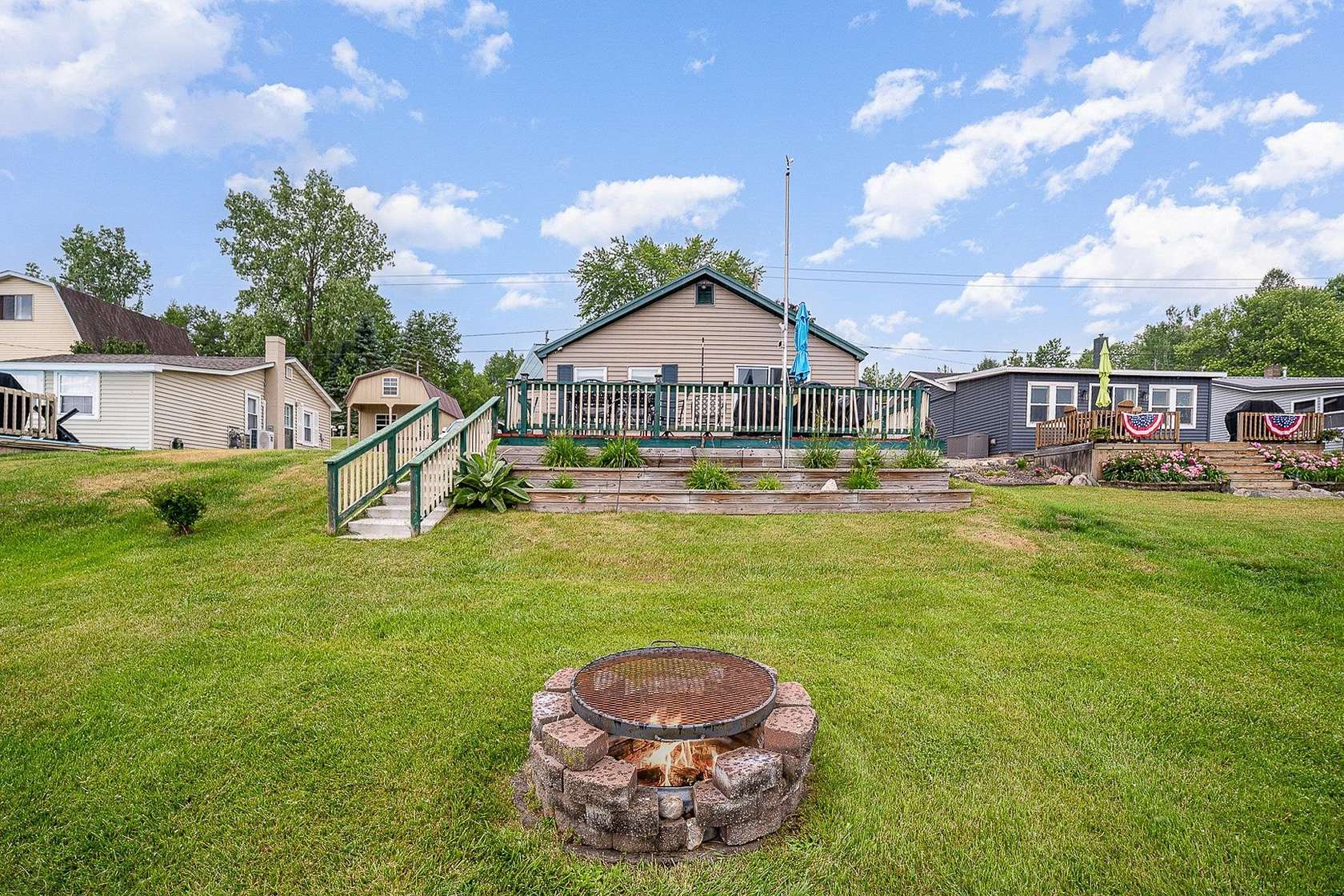 0.2 Acres of Residential Land with Home for Sale in Farwell, Michigan