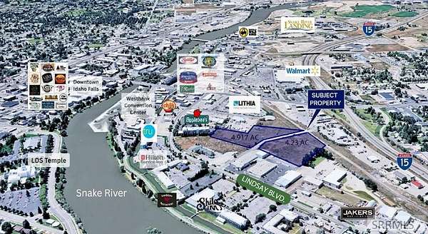 4.23 Acres of Commercial Land for Sale in Idaho Falls, Idaho