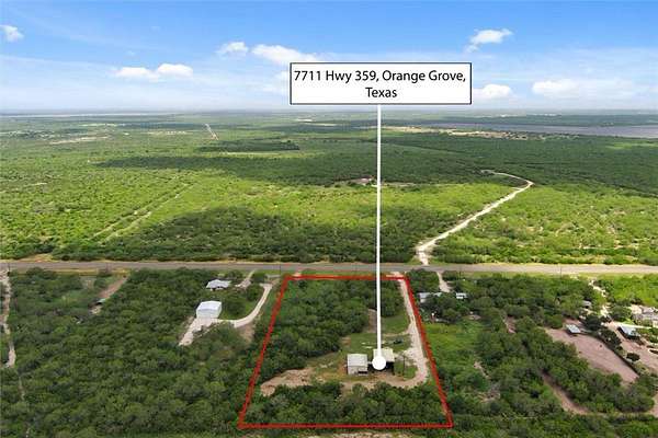 4 Acres of Improved Mixed-Use Land for Sale in Orange Grove, Texas