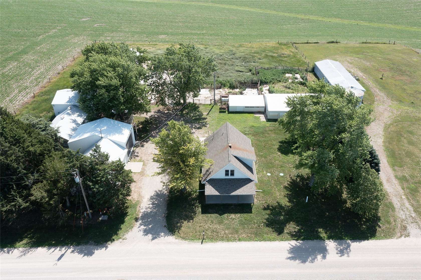 3 Acres of Residential Land with Home for Sale in Reasnor, Iowa