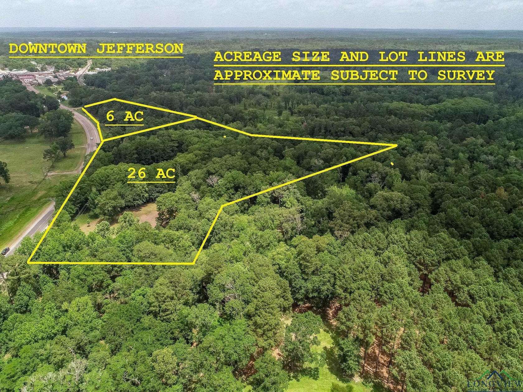 6 Acres of Land for Sale in Jefferson, Texas