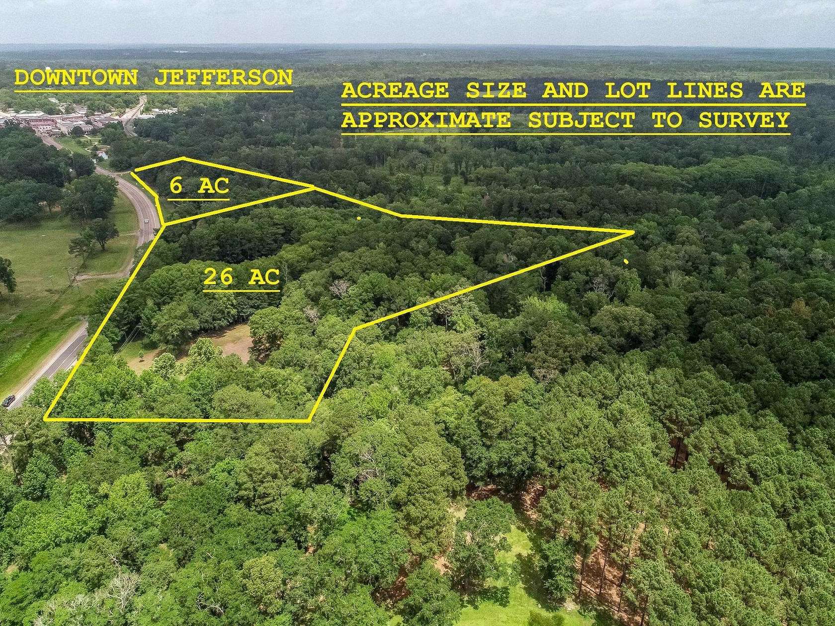 6 Acres of Land for Sale in Jefferson, Texas