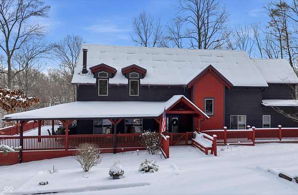 5.1 Acres of Residential Land with Home for Sale in Unionville, Indiana