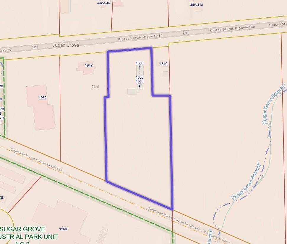 5.4 Acres of Commercial Land for Sale in Sugar Grove, Illinois