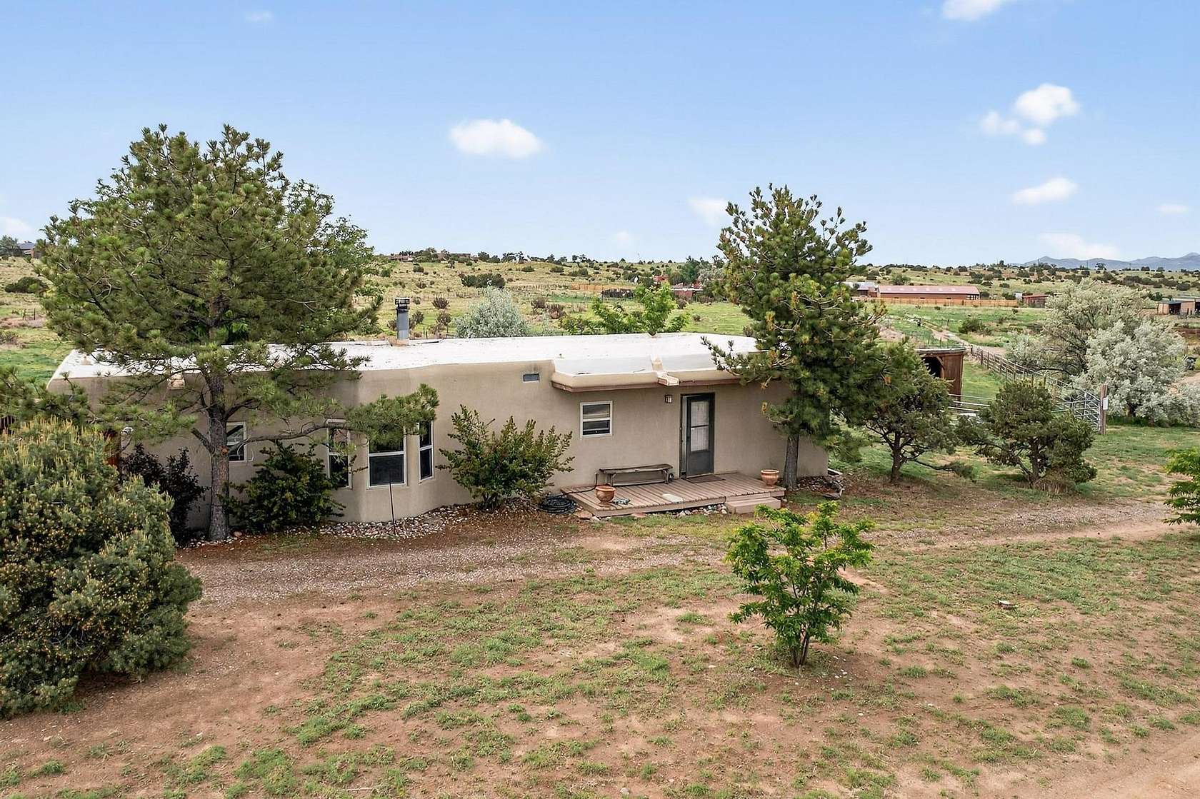 6.14 Acres of Land with Home for Sale in Santa Fe, New Mexico