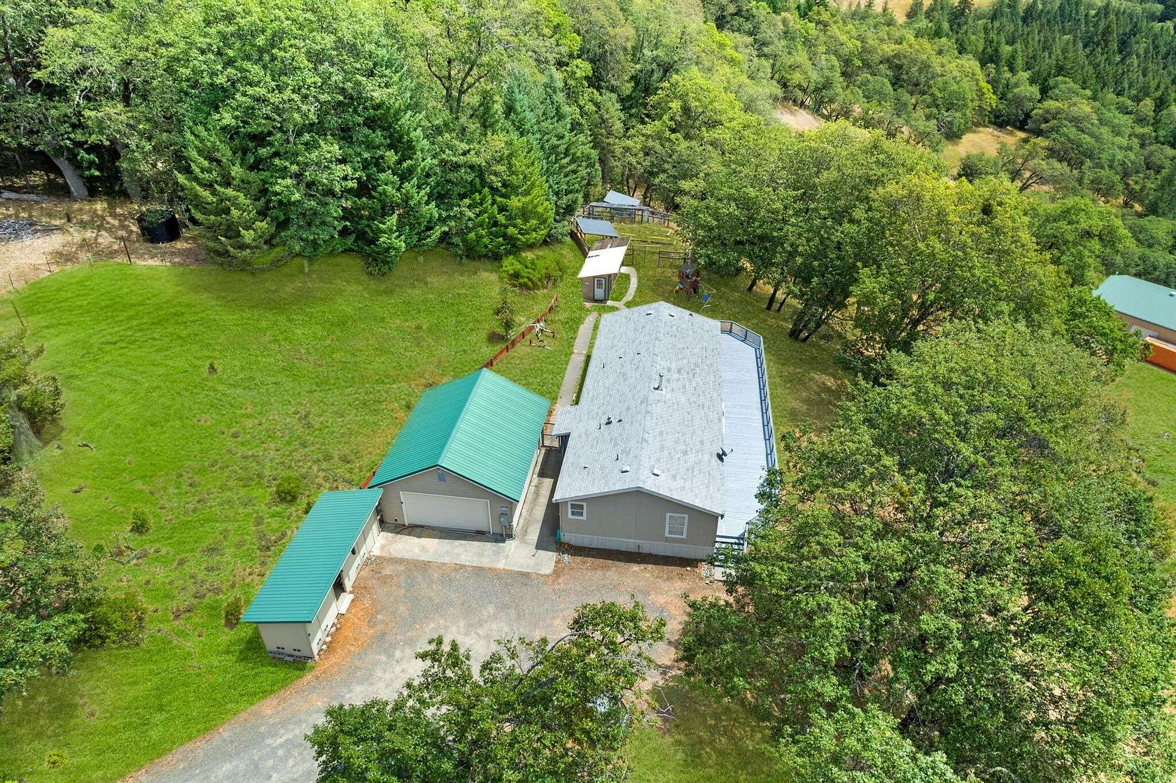 40 Acres of Recreational Land with Home for Sale in Mad River, California