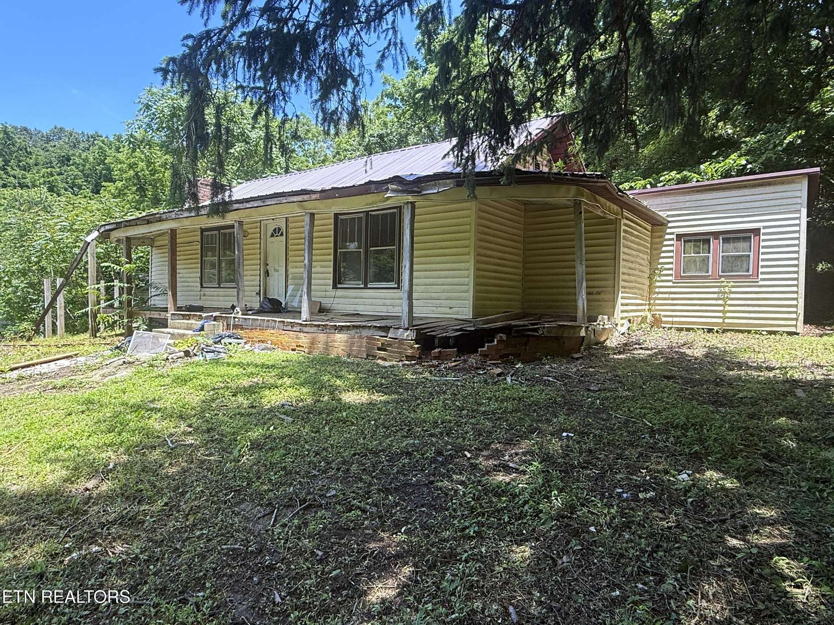 1.7 Acres of Residential Land with Home for Sale in Fall Branch, Tennessee