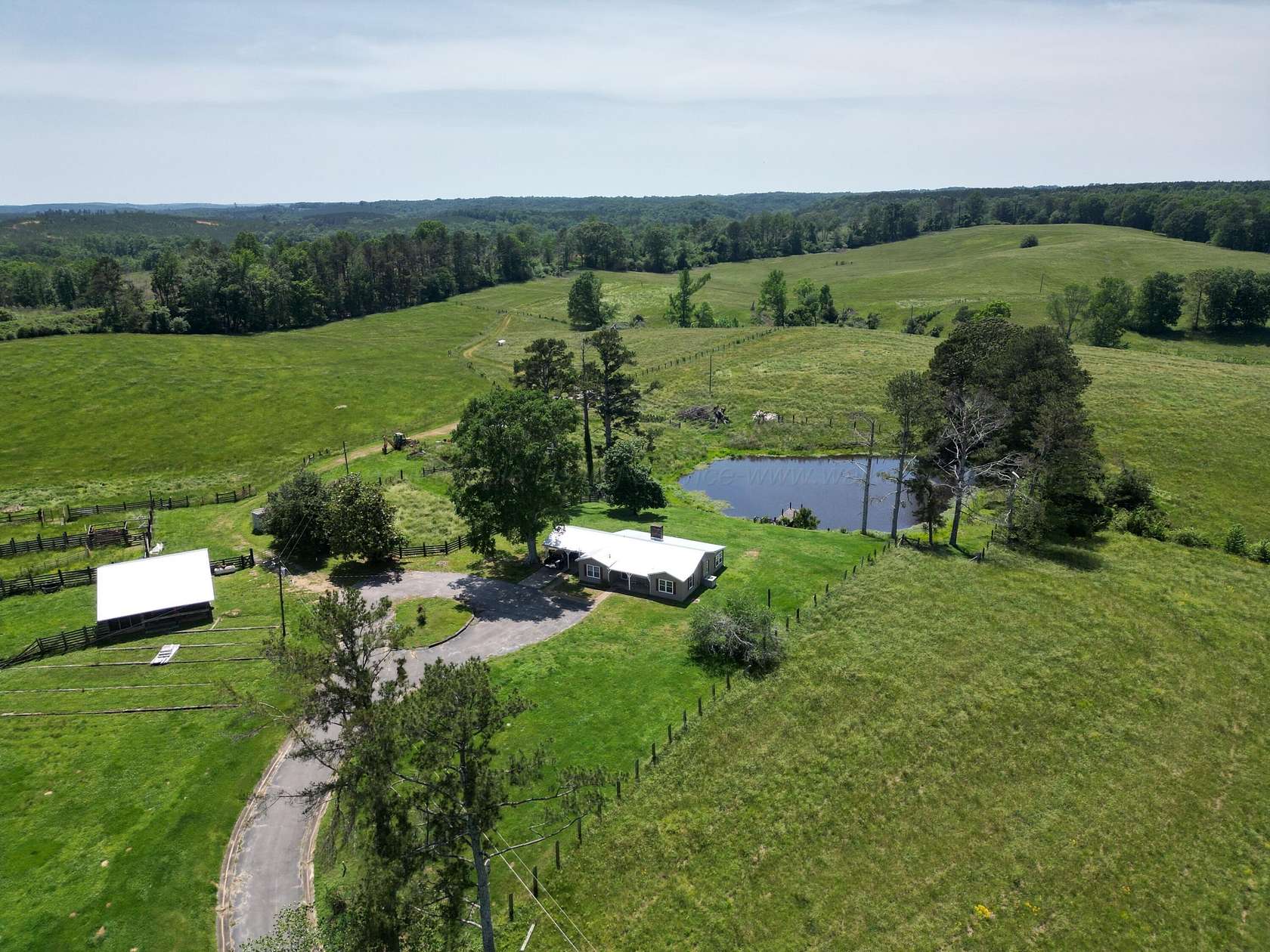 131 Acres of Land with Home for Sale in Bear Creek, Alabama