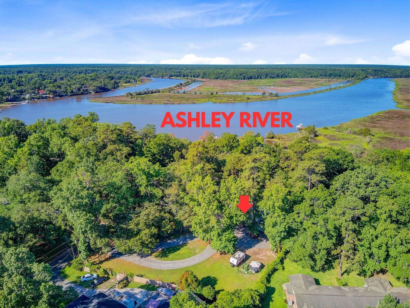 3.6 Acres of Residential Land with Home for Sale in North Charleston, South Carolina