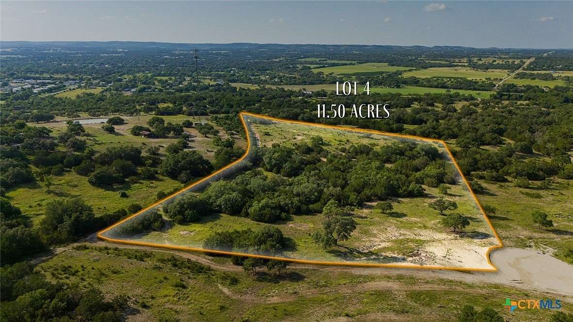11.5 Acres of Land for Sale in Blanco, Texas