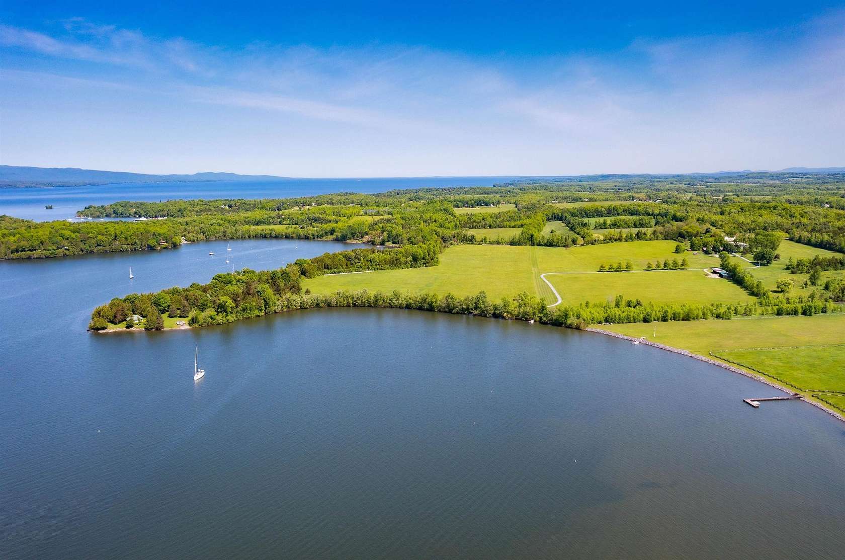 96.7 Acres of Agricultural Land with Home for Sale in Charlotte, Vermont