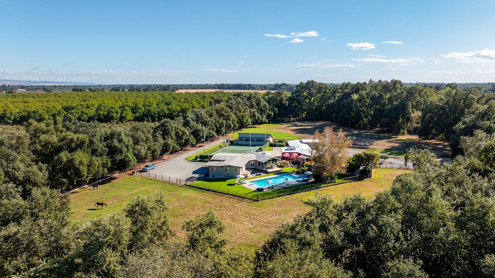 20 Acres of Agricultural Land with Home for Sale in Red Bluff, California