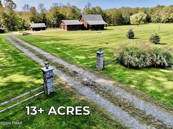 13.3 Acres of Recreational Land with Home for Sale in Pleasant Mount, Pennsylvania