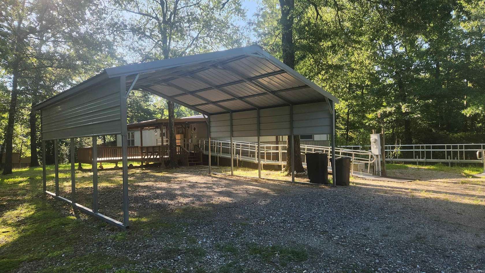 3 Acres of Residential Land with Home for Sale in Story, Arkansas