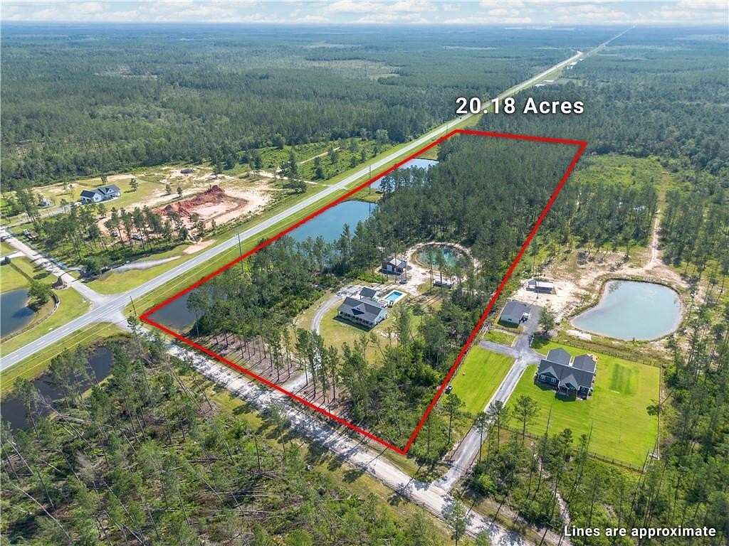 20 Acres of Land with Home for Sale in Manor, Georgia