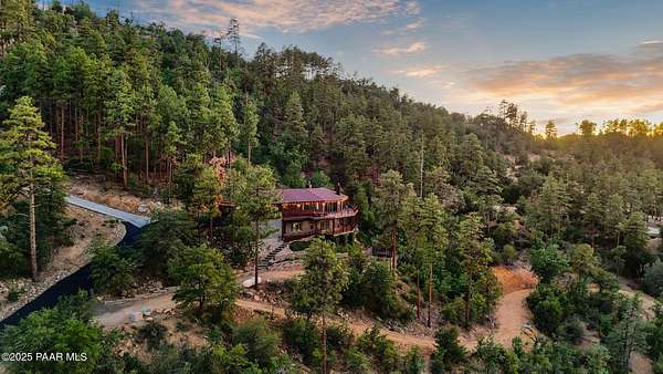 4 Acres of Residential Land with Home for Sale in Prescott, Arizona