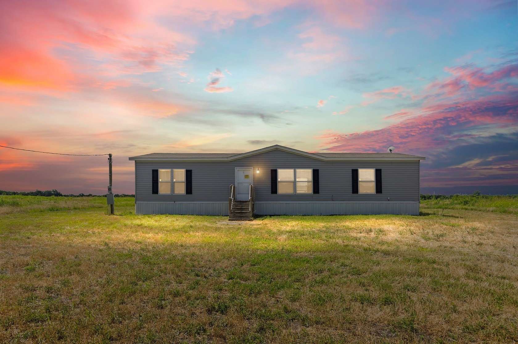 10.2 Acres of Land with Home for Sale in Celeste, Texas