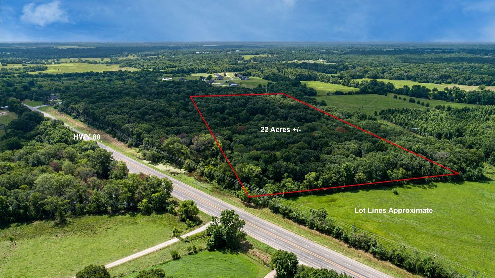 21.8 Acres of Mixed-Use Land for Sale in Edgewood, Texas