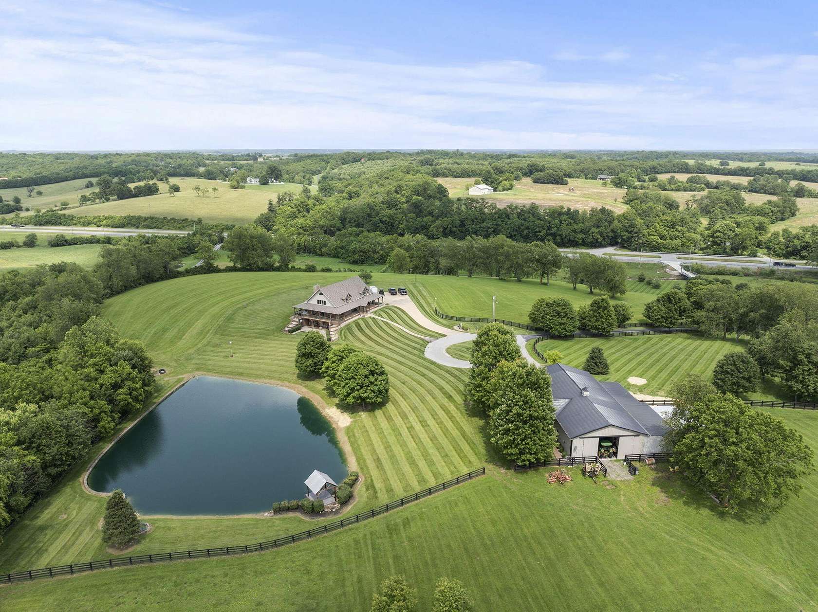 32.1 Acres of Land with Home for Sale in Danville, Kentucky