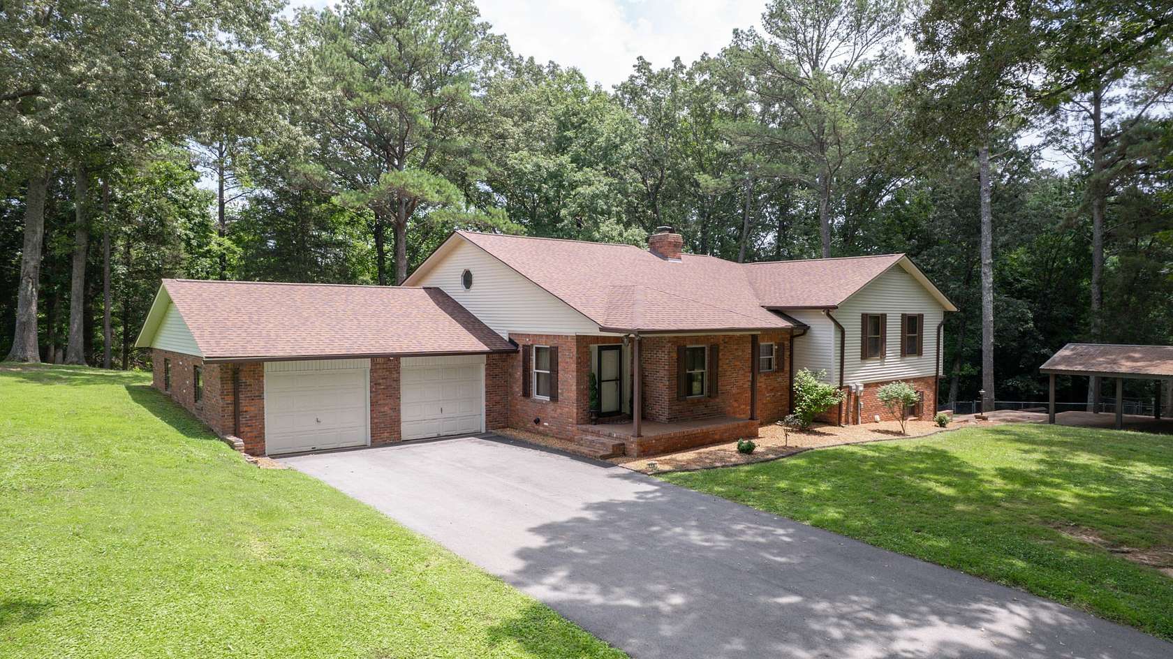 20.8 Acres of Recreational Land with Home for Sale in Buchanan, Tennessee