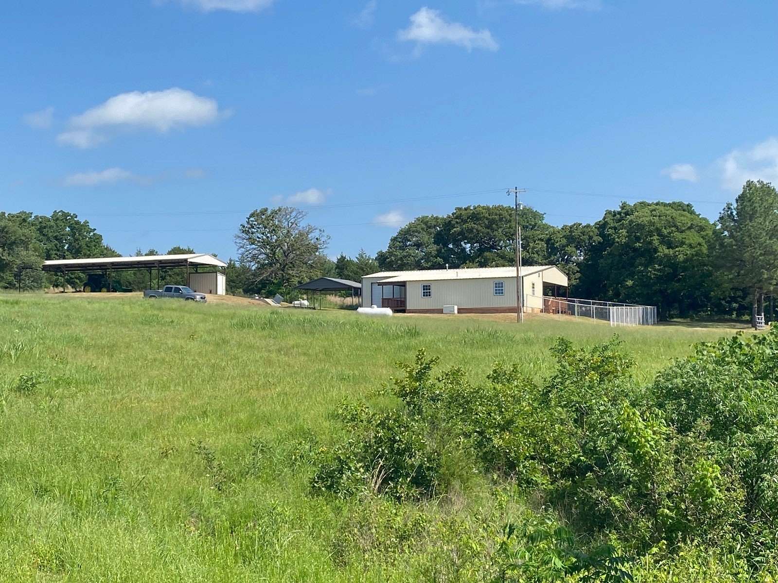 7 Acres of Land with Home for Sale in Asher, Oklahoma