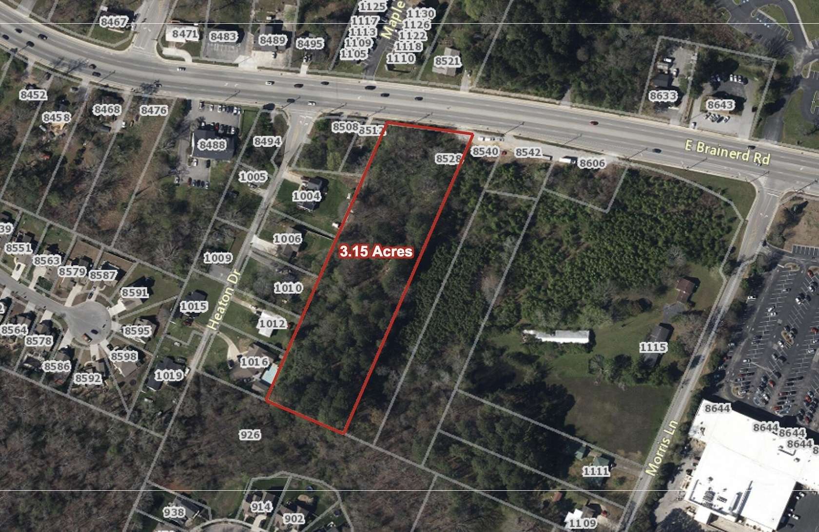 3.15 Acres of Residential Land for Sale in Chattanooga, Tennessee