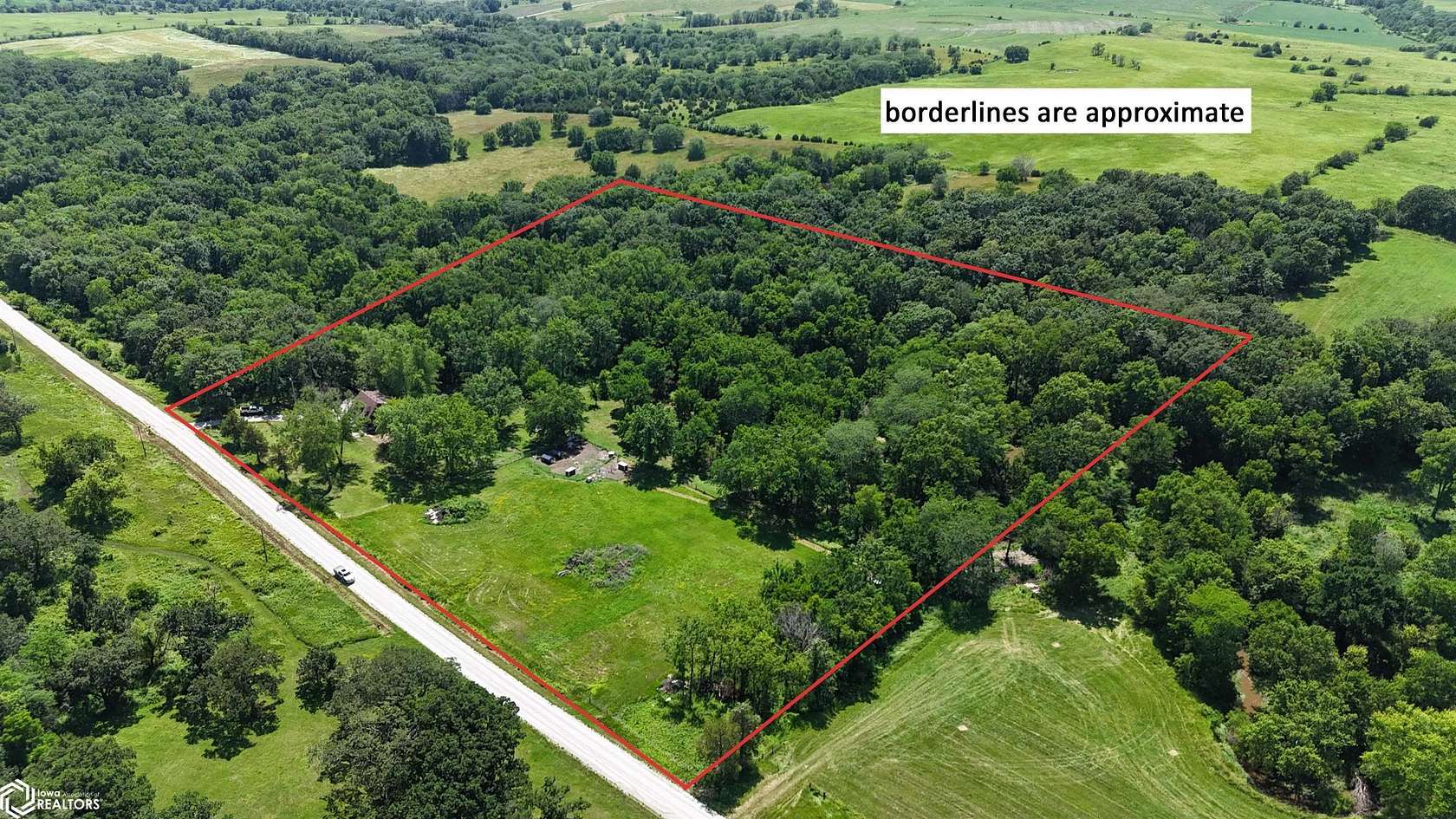 9.5 Acres of Land with Home for Sale in Humeston, Iowa