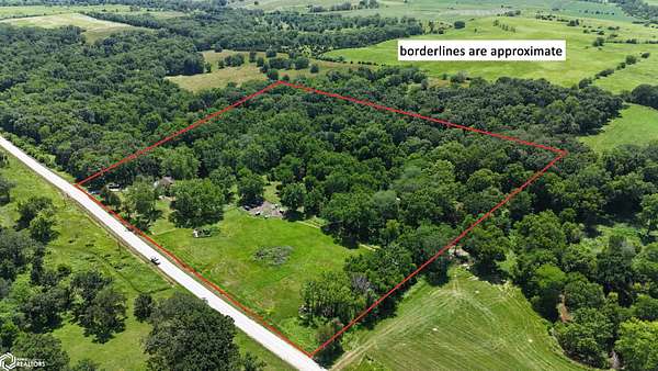 9.5 Acres of Land with Home for Sale in Humeston, Iowa