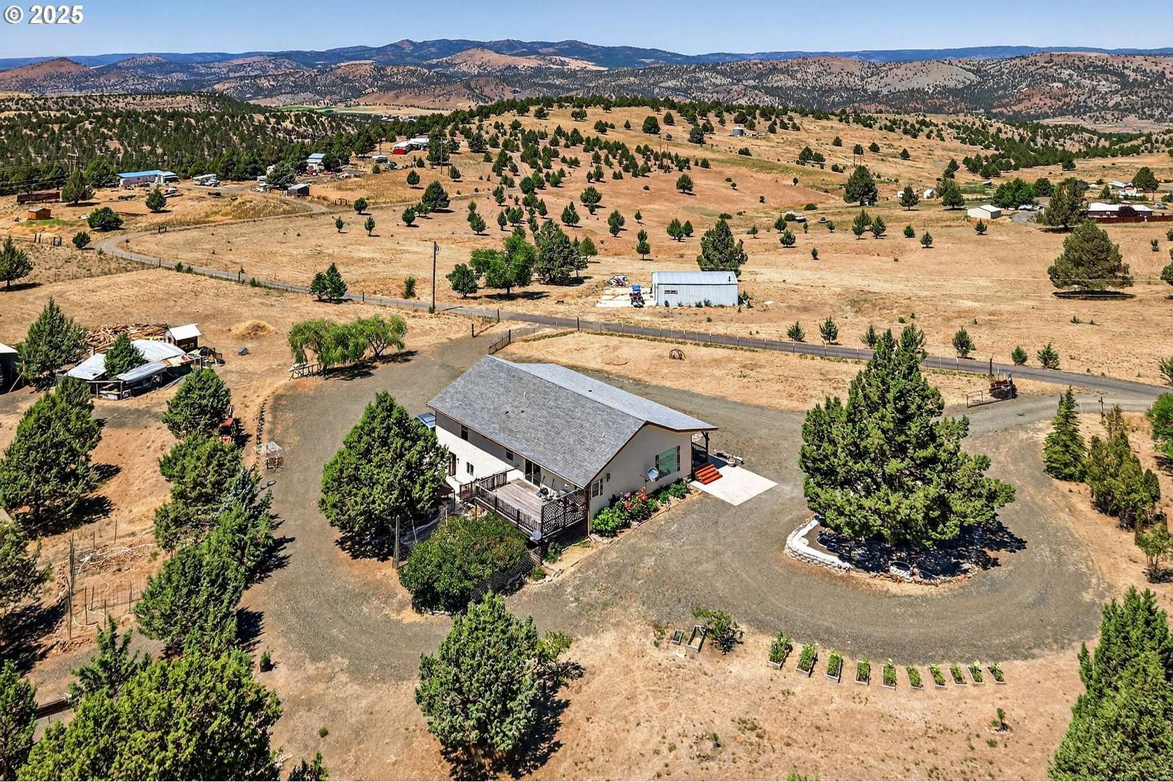 10.6 Acres of Land with Home for Sale in Canyon City, Oregon
