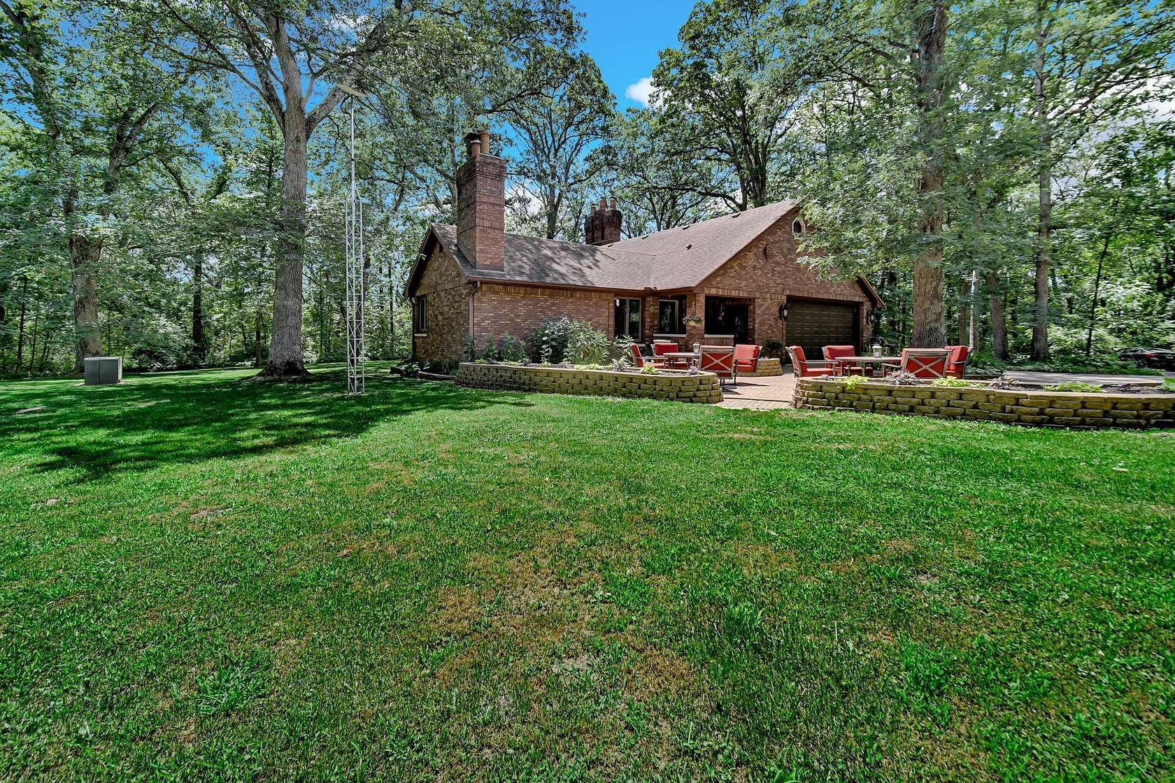 10 Acres of Land with Home for Sale in Cedar Lake, Indiana