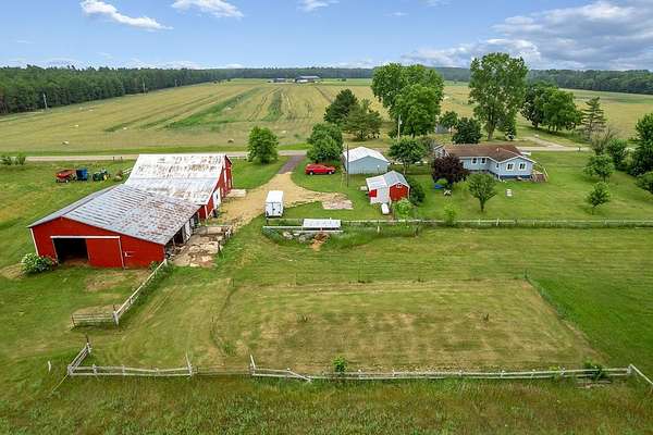 15 Acres of Land with Home for Sale in Lyndon Station, Wisconsin