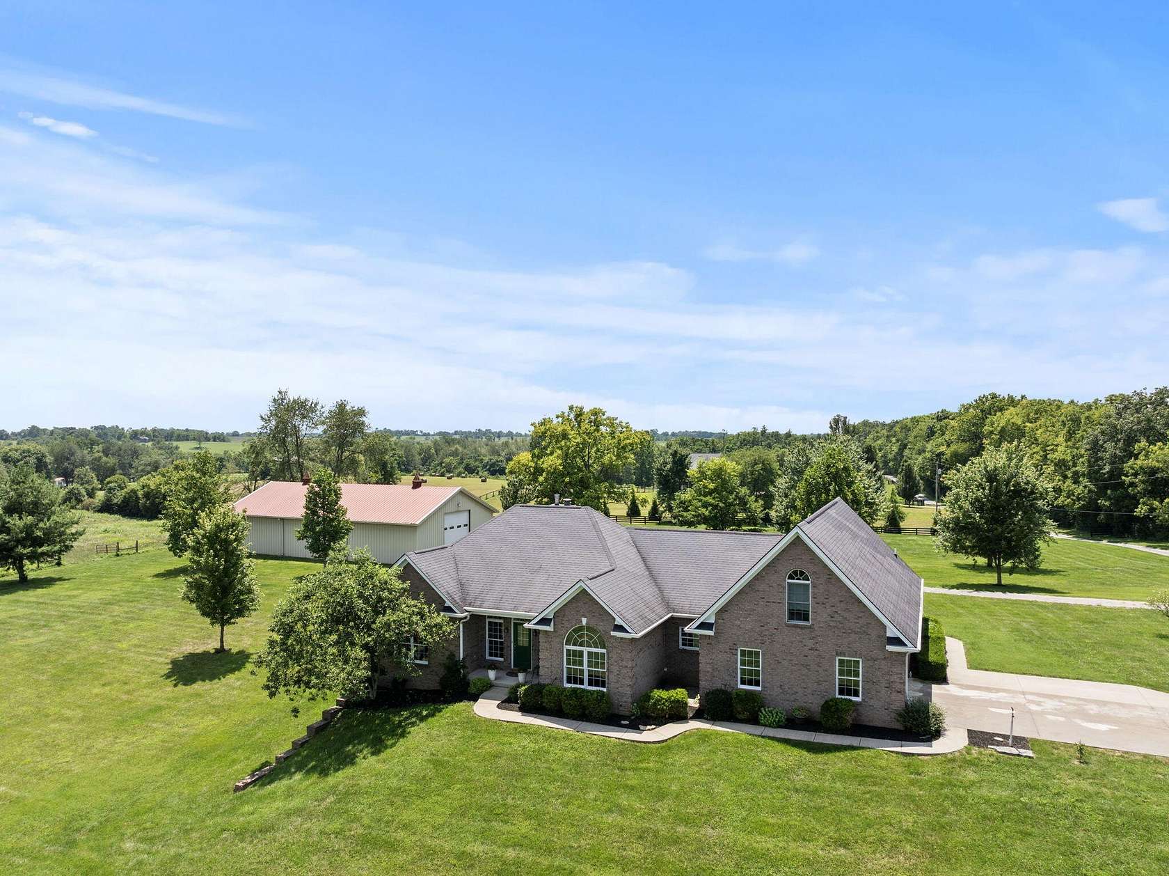 16.5 Acres of Land with Home for Sale in Georgetown, Kentucky