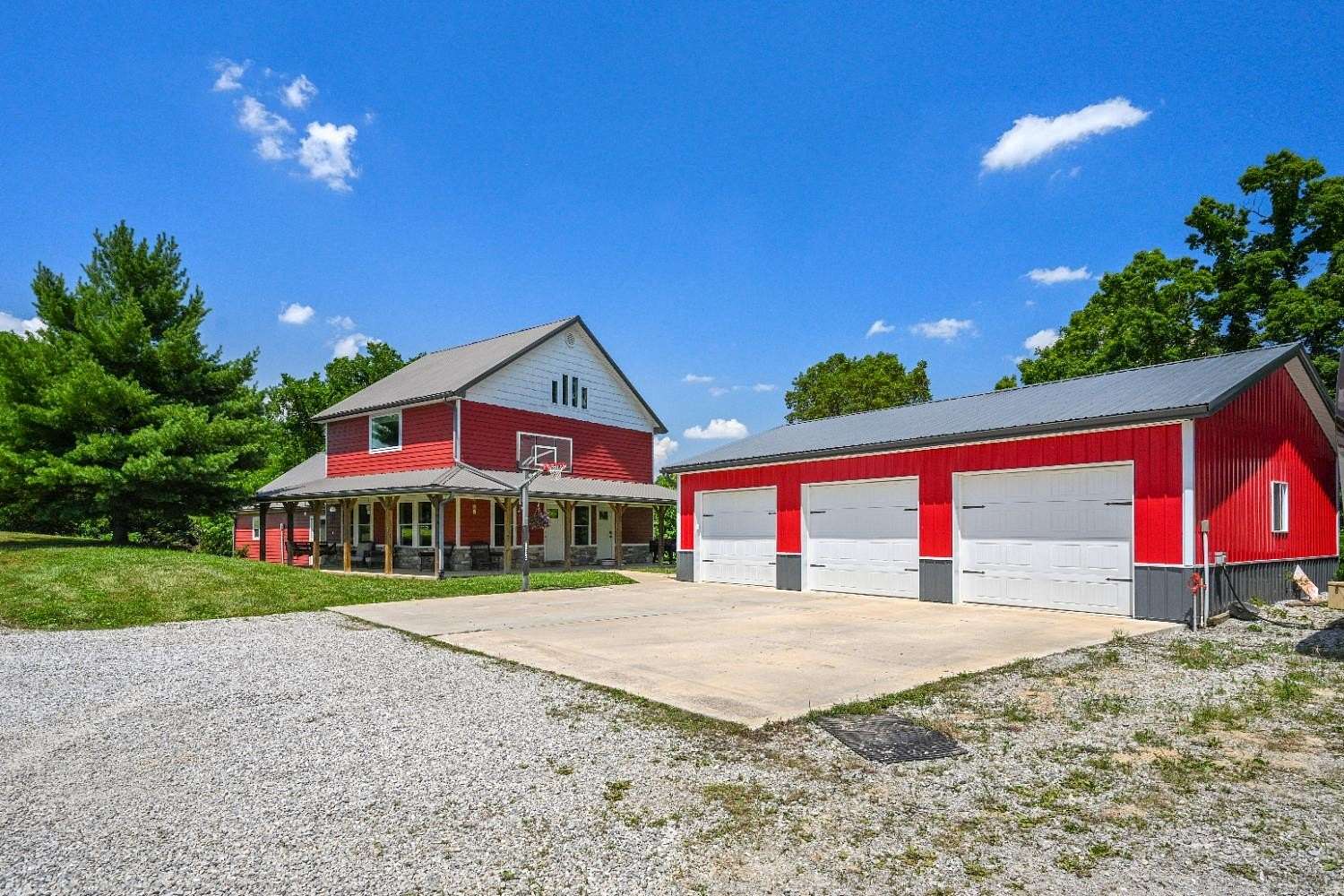 30.3 Acres of Land with Home for Sale in Vevay, Indiana