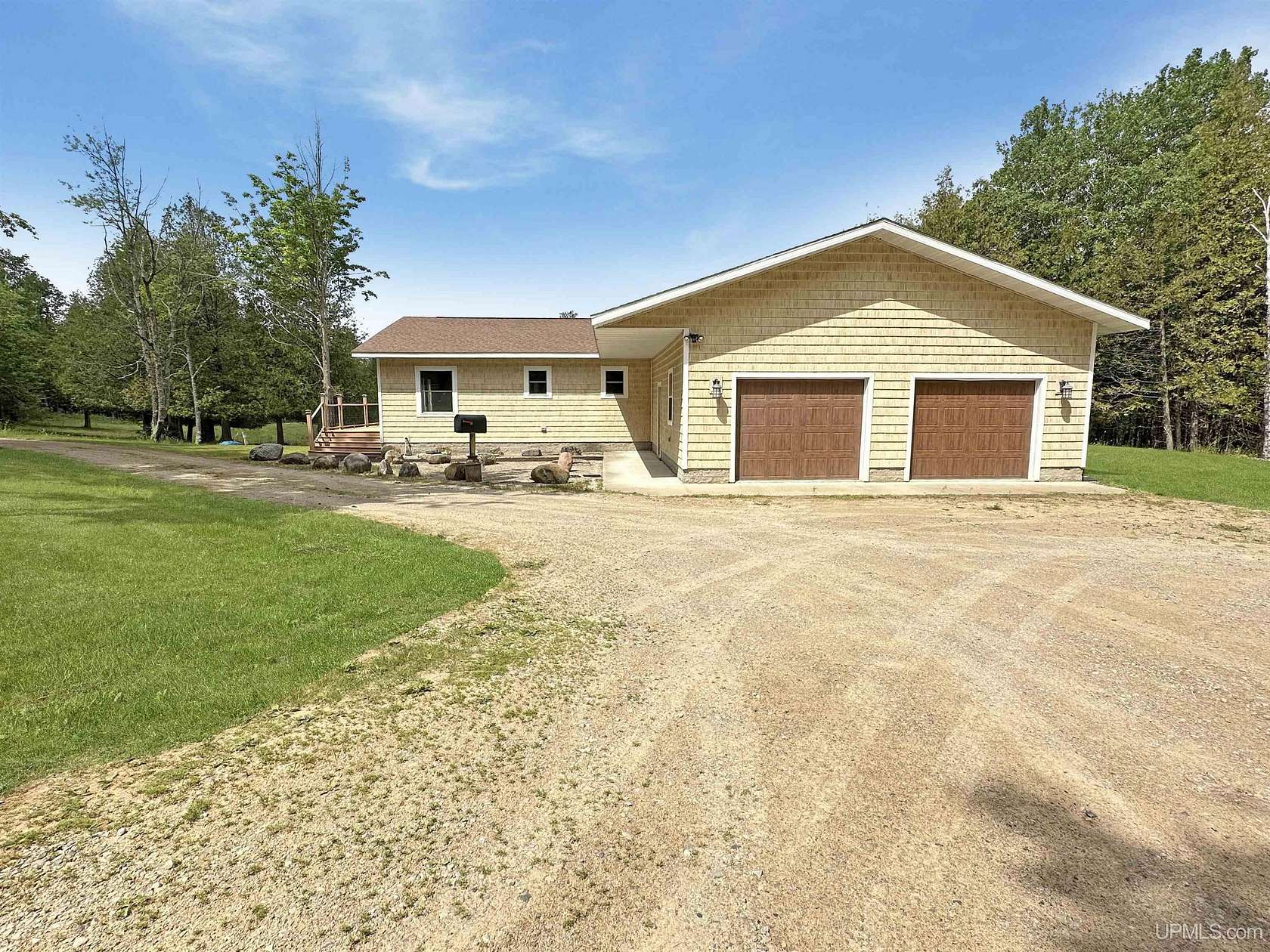 13.8 Acres of Recreational Land with Home for Sale in Powers, Michigan