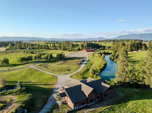 28.7 Acres of Agricultural Land with Home for Sale in Kalispell, Montana