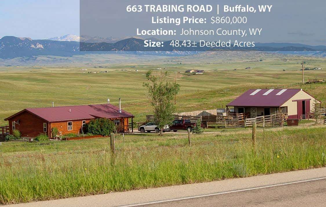 48.4 Acres of Land with Home for Sale in Buffalo, Wyoming