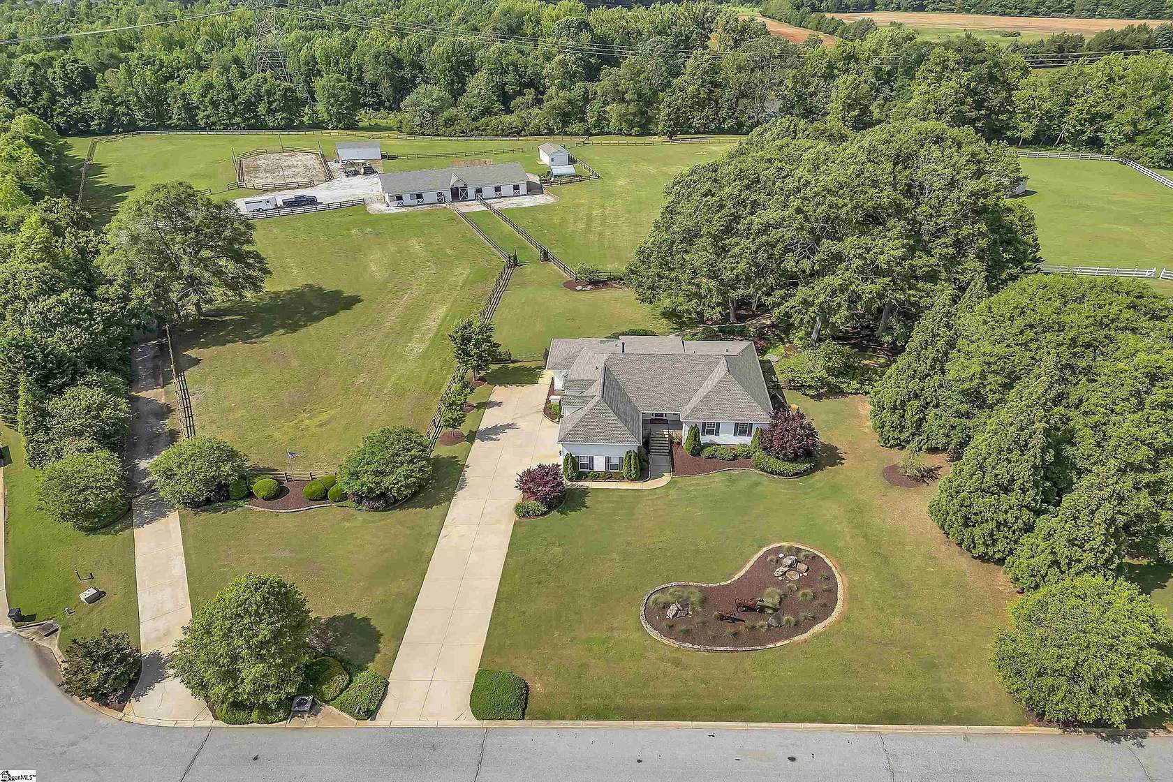 8.45 Acres of Land with Home for Sale in Pelzer, South Carolina