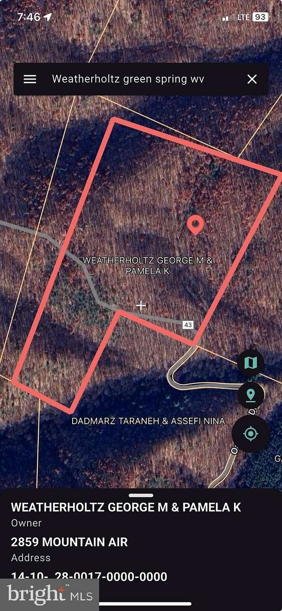 32.6 Acres of Recreational Land with Home for Sale in Springfield, West Virginia