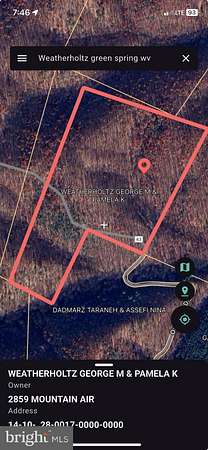 32.6 Acres of Recreational Land with Home for Sale in Springfield, West Virginia